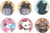 開拓者(男)＆開拓者(女)＆丹恒＆三月なのか＆姫子＆ヴェルト(ちびネコ) 缶バッジセット 「崩壊：スターレイル」 タオバオmiHoYoショップ購入特典