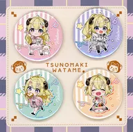 角巻わため 缶バッジ(4種入り) 「バーチャルYouTuber ホロライブ 角巻わため 誕生日記念2025」