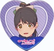 葉月恋 ハート缶バッジ 「くじ引き堂 ラブライブ!スーパースター!! オンラインくじ Ver.LoveLive!Days～ゆめかわふぁっしょん～」 D-16賞