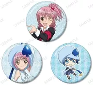 日奈森あむ＆アミュレットスペード＆ミキ グリッター缶バッジ3個セット 「TVアニメ しゅごキャラ!」