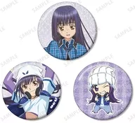 藤咲なぎひこ＆ビートジャンパー＆リズム グリッター缶バッジ3個セット 「TVアニメ しゅごキャラ!」