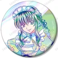 洞院リナ 描き下ろし メイドver. Ani-Art clear label 75mmオーロラ缶バッジ 「アニメ ぴちぴちピッチ」