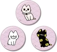 うわん＆のっぺらぼう＆ひゃくめ 缶バッジ3個セット ver.C 「ねこようかい」