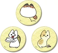 つるべおとし＆とうふこぞう＆かなだま 缶バッジ3個セット ver.D 「ねこようかい」