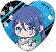 F.葛<<カズラ>> ハート型缶バッジ 「陰陽廻天 Re：バース」