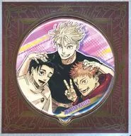 五条悟＆乙骨憂太＆虎杖悠仁 BIG缶バッジ 「呪術廻戦」