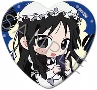 SB.秋山澪 ハート型缶バッジ 第2弾 「けいおん!」