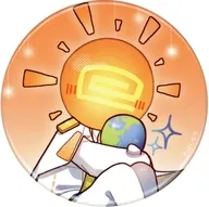 太陽(ミニキャラ) 缶バッジ 「DMMスクラッチ! イラストレーター ほしもり スクラッチ」 E-10賞