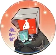 赤信号(ミニキャラ) 缶バッジ 「DMMスクラッチ! イラストレーター ほしもり スクラッチ」 E-12賞