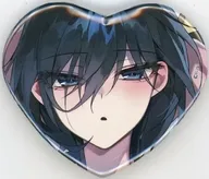 デザインA(描き下ろし) 缶バッジ 「DMMスクラッチ! イラストレーター バラ ～横山いしみ～ スクラッチ第二弾」 E-1賞