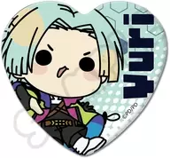 MA.ユーリ ハート型缶バッジ 「TVアニメ グノーシア」