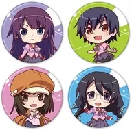 集合 缶バッジ4個セット 「＜物語＞シリーズ」