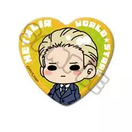 B.ドイツ ハート型缶バッジ 「アニメ ヘタリア World★Stars」