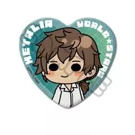 I.ポルトガル ハート型缶バッジ 「アニメ ヘタリア World★Stars」