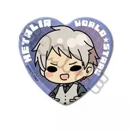 K.プロイセン ハート型缶バッジ 「アニメ ヘタリア World★Stars」
