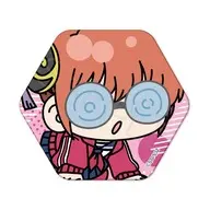 NC(神楽) 六角形缶バッジ(mochochoシリーズ第2弾) 「3年Z組銀八先生」