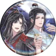 魏無羨＆藍忘機 清月招酌Ver. 清輝 缶バッジ 「魔道祖師」