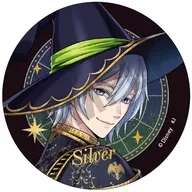 シルバー 「ディズニー ツイステッドワンダーランド トレーディング箔押し缶バッジvol.2 ブルームバースデー」