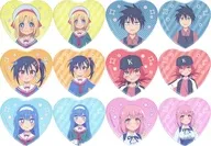 全12種セット ハート型缶バッジ 「DRAW!DRAW! TVアニメ ゲーセン少女と異文化交流 オンラインくじ」 D賞