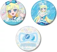 星川みつき グリッター缶バッジ3個セット 「ひみつのアイプリ」