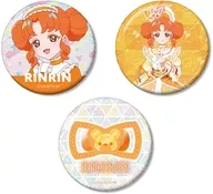 四之宮リンリン グリッター缶バッジ3個セット 「ひみつのアイプリ」