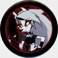 ルーナ 「Helluva Boss and Hazbin Hotel Collaboration Cafe in SMILE BASE CAFE 描き下ろしランダム缶バッジ」