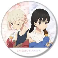 錦木千束＆井ノ上たきな 描き下ろし BIG缶バッジ 着ぐるみver. 「TVアニメ リコリス・リコイル」 
