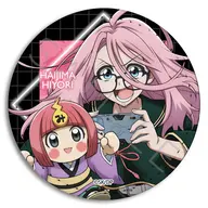 E.灰島ひより レザーバッジ(丸形) 「TVアニメ デッドアカウント」