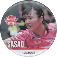 笹尾明日香(日本生命レッドエルフ) 缶バッジ 「T.LEAGUE 缶バッジチャンスくじ」