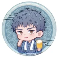 セイバー/斎藤一(ミニキャラ) 「Fate/Grand Order×極楽湯・RAKU SPA カルデアSPAパラダイス～サーヴァントと巡るSPAな休日～ トレーディング缶バッジA」