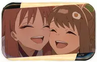 綾紬芦花＆諌山真実 場面写スクエア缶バッジ 「超かぐや姫!」