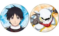 流鏑馬鉄男＆ユキオ 缶バッジセット 「スノウボールアース」
