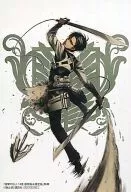 Captain Levi hot stamping illustration card "Comic Attack on Titan 14 volume normal & limited edition" Animate original bonus