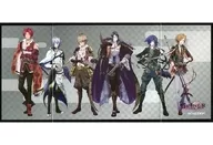 6 military representatives folding screen style card "Senkoku Night Blood Character Fuku KUJI Surugaya only" D Prize