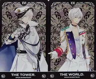 Shimotsuki Hayabusa Teikoku Special Metal Tarot Card 2-Pack Set "Tsukiuta." Animate Girls Festival 2015 Goods Sales Purchase benefits