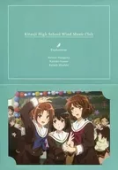 Natsuki NAKAGAWA & Kumiko KIZEN & Hisaishi So-De-Rendered photo card (with mount) "Blu-ray/DVD Theater version Sound! Euphonium - Sworn finale - Kyo-Ani shop! Purchase benefits