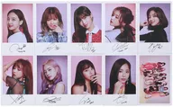 TWICE Photo Card Set B Ver. (10 Pack Set) "CD YES or YES B Ver." (Import Edition) "Bônus incluído na primeira vez