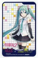 Hatsune Miku Character Card (1st series) "VOCALOID" Atre Akihabara × cost performance 25th anniversary shop Atre Akihabara 1st and 2nd store limited goods Purchase benefits