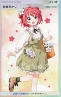 Akari Akaza Original Card "Yuru Yuri x Omuroke x Atre Purchase benefits" Eligible Shop : Akihabara