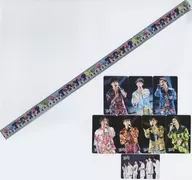 Kis-My-Ft2現場照片卡ver.C(花紋服裝)8張SET+銀膠帶复製先到購入特典