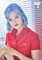 Yoo Jeong-yeon (hair : blue / Muneage) random trading card "TWICE JAPAN 1st ALBUM 『 BDZ 』 Release Event"