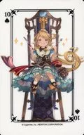 Charlotte (Spade / 10) Trump Card "GRANBLUE FANTASY - Grand Blue Fantasy - × PASSERA RESORTS Grand Cypher Kitchen" Menu order bonus