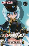 Asagi original e-AMUSEMENT PASS "Bomber Girl" e-AMUSEMENT PASS gift campaign pass gift campaign