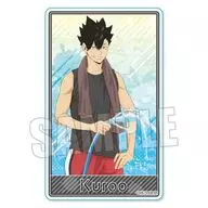 Tetsuro Kuro Acrylic Card Pool cleaning ver. "Haikyu!"