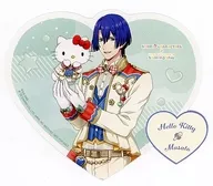 Hello Kitty & Hijirikawa Masato (Normal) special die-cut card "Sanrio Character Cards x Utano Prince Sama ♪ Shining Live Happy Smiling Stage" target product Purchase benefits