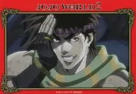 Joseph Joestar Scene photograph Bromide "JOJO'S BIZARRE ADVENTURE JOJO WORLD2" Mini-game Blood Ritual - Chosen by Stone Mask - / Oh My God! Kiss's Seal Game C Award