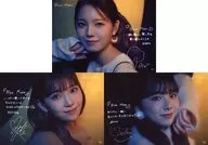 AYAKA & MAYUKA & MIIHI (NiziU) Print Sign & Message Card 3-Pack Set Type A "CD Blue Moon First Production Limited Edition A" Loppi / HMV Purchase benefits