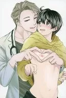 遠川 Aya & Misaka Limited Double-side IllustraTed Card (One-side Drawed Comics) "Comic Beautiful One of the First Time Love" Horin Love Books Purchase benefits