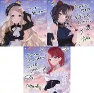 Nornis 複製コメント入りスクエアブロマイド3枚セット 「CD バーチャルYouTuber にじさんじ Nornis / Transparent Blue」 にじさんじオフィシャルストア購入特典