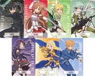 All 7 kinds set original card "SWORD ART ONLINE ×SAMURAI ENERGY× Atre Akihabara" target goods Purchase benefits